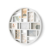 Umbra Luna collage frame showing nine 4x6 photo slots for a personalized wall display.