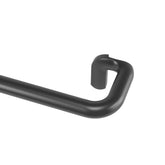 Umbra Twilight wrap-around rod front view for seamless wall contact and light blocking.