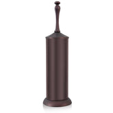 UNCONSIL bronze toilet brush with holder shown in full view highlighting compact modern design.