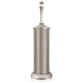 UNCONSIL stain nickel toilet brush and holder in a compact, elegant setup for modern bathrooms.