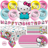 Unique Hello Kitty 25-inch balloon serves as a bold party centerpiece