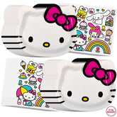 Unique Hello Kitty birthday plates for festive meals and easy cleanup.