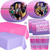 Unique KPop Demon Hunters dinner plates 9in for bold party dining.
