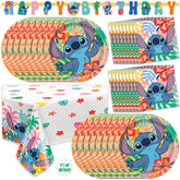 Unique Lilo Stitch banner for a playful 6-foot party backdrop.