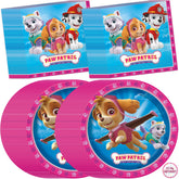 Unique Pink Paw Patrol plates 9-inch for sturdy kid meals