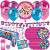 Unique Skye Paw Patrol foil balloon adds instant focal point for photos.