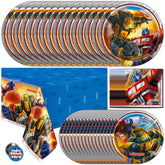 Unique Transformers table cover 54x84 inches for spill protection and clean setup