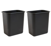 United Solutions 7-gallon trash can fits neatly under a desk for space-saving organization