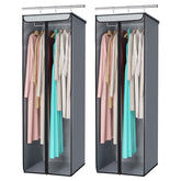 Univivi garment bag 54in with clear window protects and organizes suits and dresses.