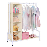 Univivi kids rack with hanging organizer keeps outfits neatly stored
