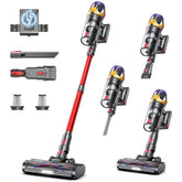 Uosogi cordless vacuum showing 55KPa suction for deep carpet cleaning.