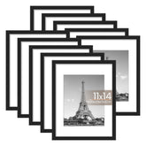 upsimples 11x14 frame set with sturdy acrylic protection for clear display.