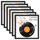 upsimples 12.5x12.5 record frame front view for a clean vinyl display