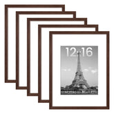 upsimples 12x16 brown frame set ready for a coordinated wall gallery