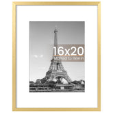 upsimples 16x20 gold frame front view for elegant wall display