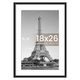 Upsimples 18x26 frame front view for crisp photo presentation.