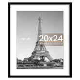 upsimples 20x24 frame front view with clear HD cover for photos