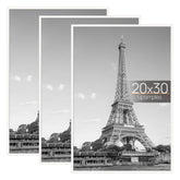 Upsimples 20x30 frame front view offers a crisp, protected display for posters.