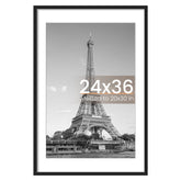 upsimples 24x36 poster frame with mat highlights 20x30 art with a clean border