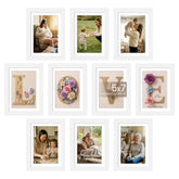 upsimples 5x7 frame set on wall for cohesive photo display.