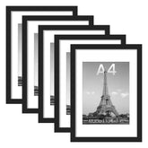 upsimples A4 frame set 5 front view of a cohesive wall gallery