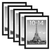 upsimples 5-pack collage frames on wall for a cohesive home gallery