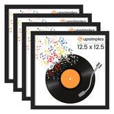 upsimples record frame front view showcasing a 12-inch cover with a dust protective display