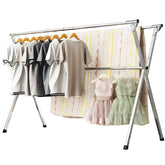 URYAN 95-inch outdoor drying rack with ample space for blankets and clothes