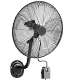 Uthfy 20-inch wall-mount fan front view with sturdy iron housing for durable cooling