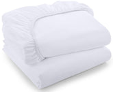 Utopia Bedding fitted sheet 2-pack in full size with deep pockets for oversized mattresses.