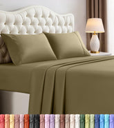 Utopia Bedding full sheet set with soft microfiber and deep pockets