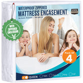 Utopia Bedding zippered queen mattress encasement provides complete 360° protection.