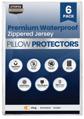 Utopia Bedding pillow protectors with zipper for king pillows keeping them clean and protected
