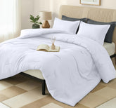 Utopia Bedding Queen Comforter Set close-up stitching shows durability for daily use