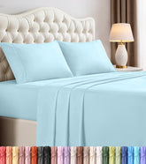 Utopia Bedding queen fitted sheet with elastic edge for a secure night-long fit