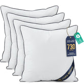 Utopia Bedding four-pack white pillow inserts for sofa and bed decor.