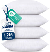 Utopia Bedding throw pillow inserts in white with plush loft