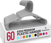Utopia Home 60-pack kids hangers keeping tiny outfits organized and ready to wear.