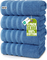 Utopia Towels 4-pack bath towels in a plush hero shot for daily comfort.