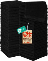 Utopia Towels 60-pack washcloths 12x12, ideal for daily skincare and guests.