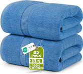 Utopia Towels jumbo bath sheet 35x70 for full body drying after shower.
