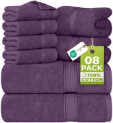 Utopia Towels Majestic Plush plum bath towel spa-like softness and quick-dry performance