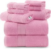 Utopia Towels bath towel 27x54 pink, plush and highly absorbent for daily spa-like comfort.