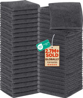 Utopia Towels washcloth set, 60-pack, soft and durable for daily use.