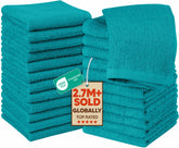 Utopia Towels washcloths 24-pack for daily cleansing and skincare routines.