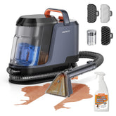 uwant portable carpet cleaner front view showing strong suction for deep spot cleaning