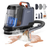 Uwant Y100 steam action demonstrates deep-clean capability for stubborn stains