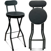 UWEAR folding bar stool backrest for comfortable counter seating.