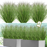 UXORSN onion grass outdoor 20-inch tall display for patios and gardens.