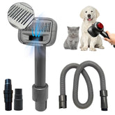 VACEXT pet hair grooming brush attachment improves coat cleanliness by lifting loose fur